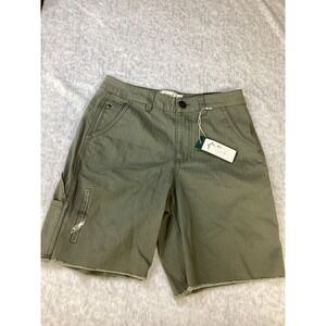 Alpine Design Womens 8 Bermuda Short Bitter Sage Green Herringbone NWT 4